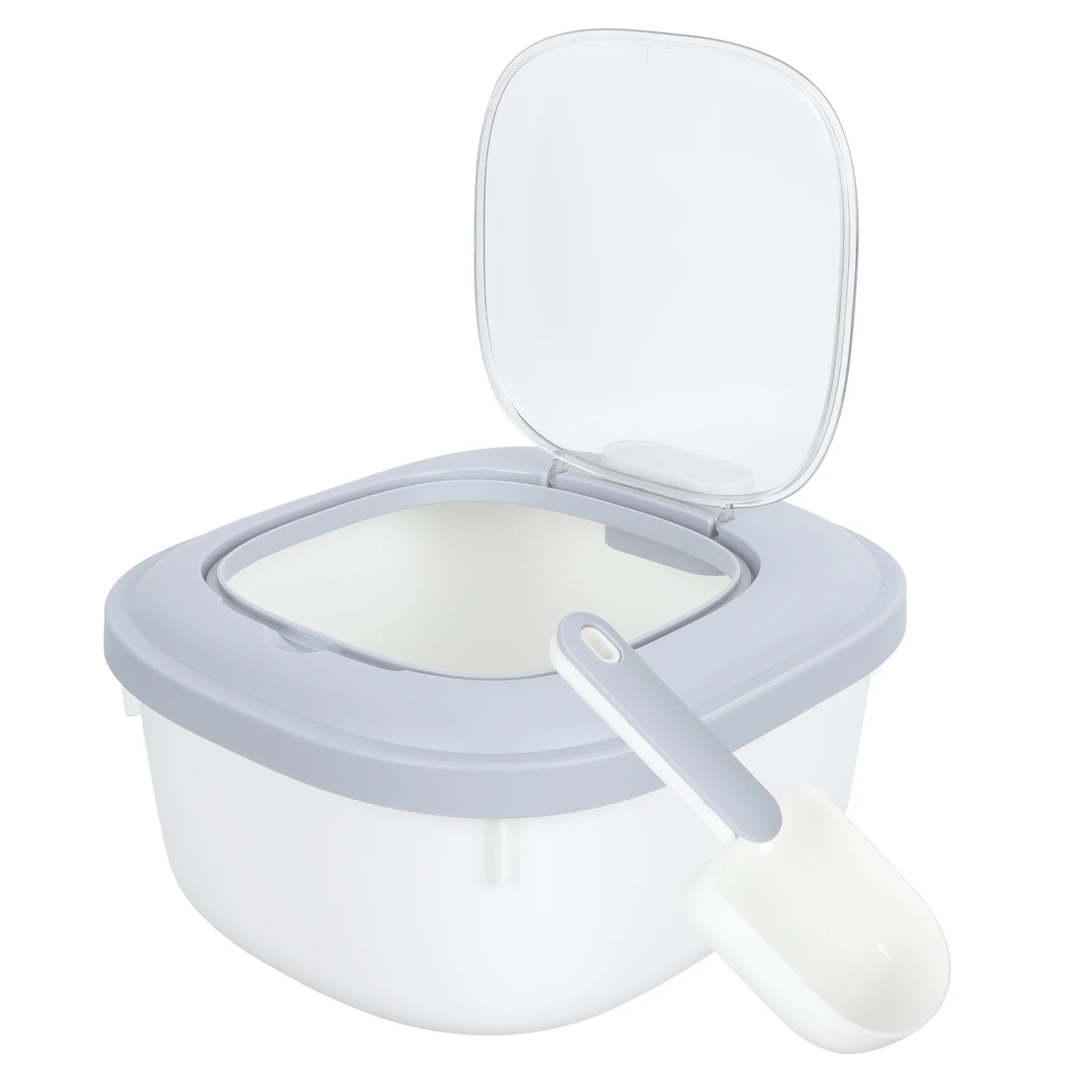 

Rice Storage Bin Container Cereal Flourbucket Box Pantry Case Kitchen Pasta Grain Organization Dispenser Cylinder Corn Soybean