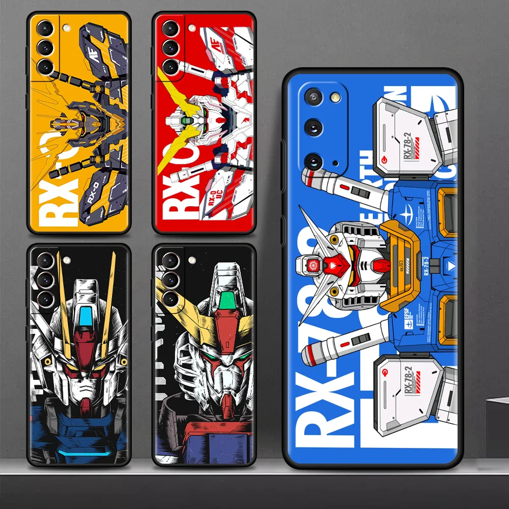 

Gundam Cool Case For Samsung Galaxy S22 S20 S21 FE S10 S9 Plus S8 S20FE Capa Note 20 Ultra 10 Lite TPU Phone Fundas