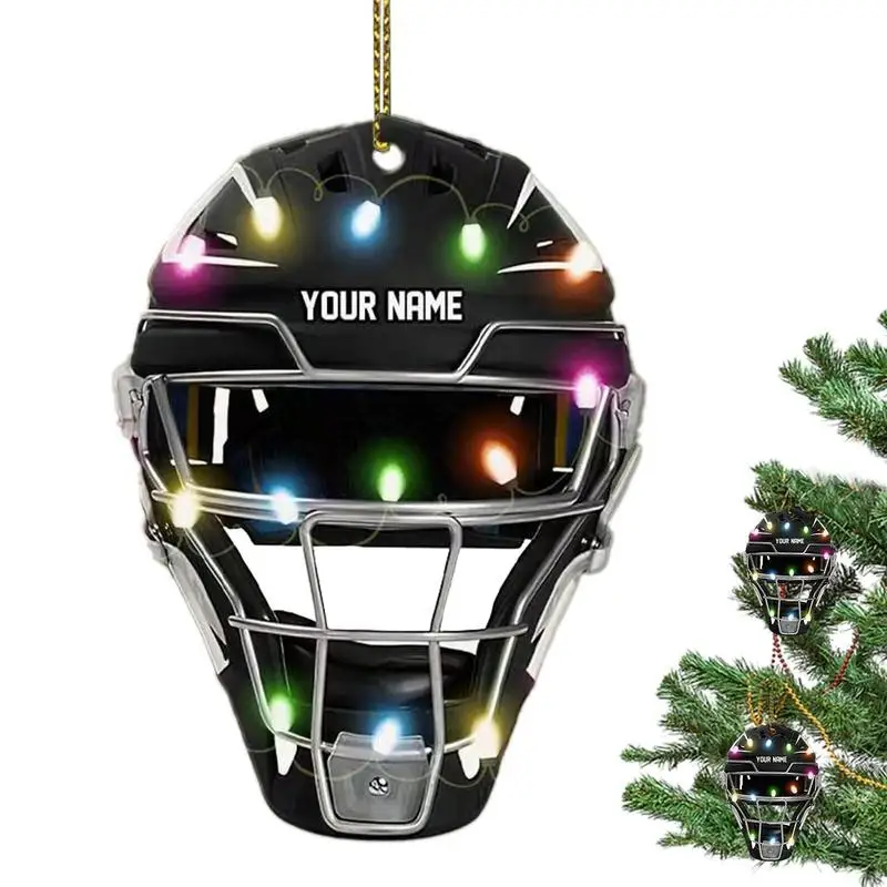 

Спортивные Украшения для рождественской елки, изысканная Рождественская бейсбольная тема, подвесные украшения, миниатюрное украшение для ...