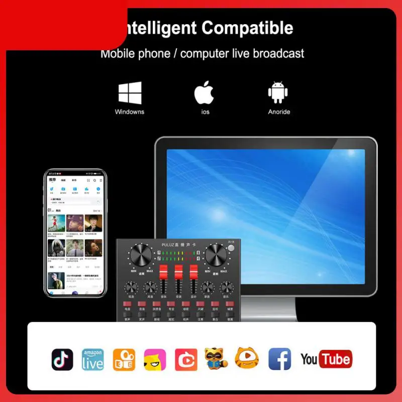 

Караоке Пение Запись звука микшер для планшетов/компьютеров/ноутбуков