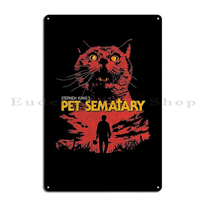 Сематари для домашних животных страшные фильмы металлический знак постер