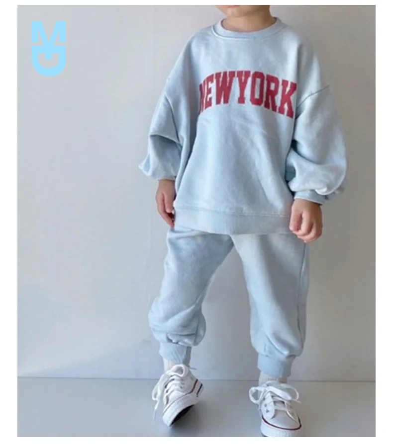 

New Baby Girl's Autumn 2pc Set Sweater Shirt And Pants Sporty Suit For Girls Children Clothes Big Bow Cotton Sweater Set
