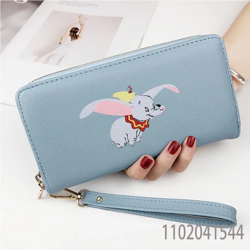 Disney Dumbo Purse for Women Girls Wallet Luxury Clutch Purse Cute Cartoon Portable Slimwallet Handbags Free Shipping
