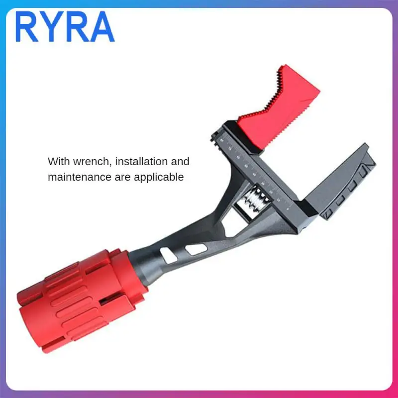 

No Slipping With Teeth Large Opening Bathroom Wrench High Strength Suitable For Various Household Fittings Long Service Life