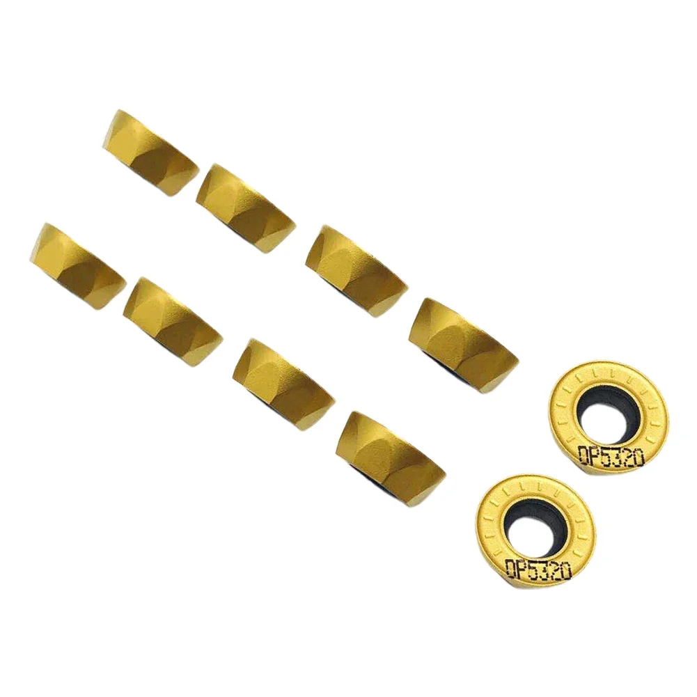 Твердосплавные круглые фрезерные вставки с ЧПУ 10 шт. RPMT1204MC DP5320 R6 для стали