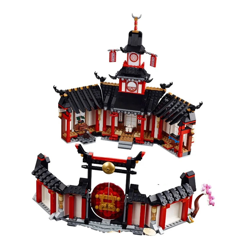 

Monastery Of Spinjitzu Building Blocks Kit Bricks Classic Movie Model 70670 Kids Toys For Children Gift 11165