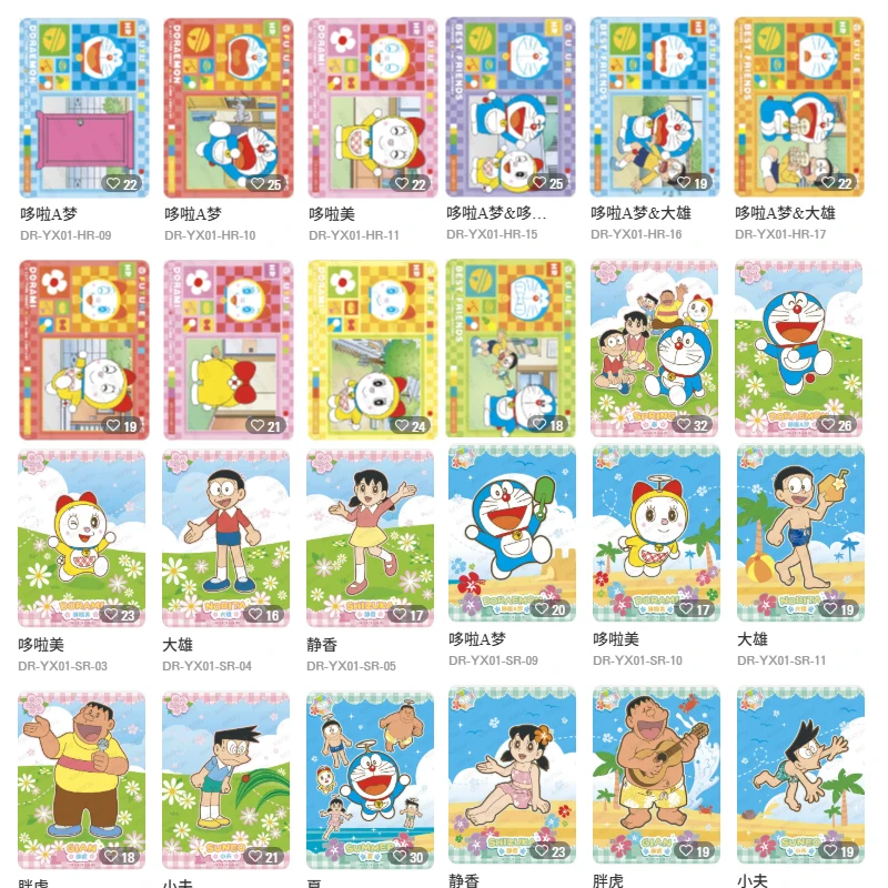 Фото Оригинальный набор коллекционных карт KAYOU Doraemon Time Adventure Fantasy Pack Vol1, официальный подарочный набор для фанатов №5