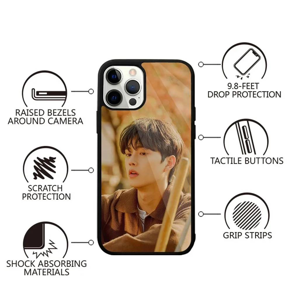 Actor K-Kang S-Song Phone Case For iPhone 16 15 14 13 12 11 Plus Pro Max Mini Magsafe Magnetic Wireless Charging