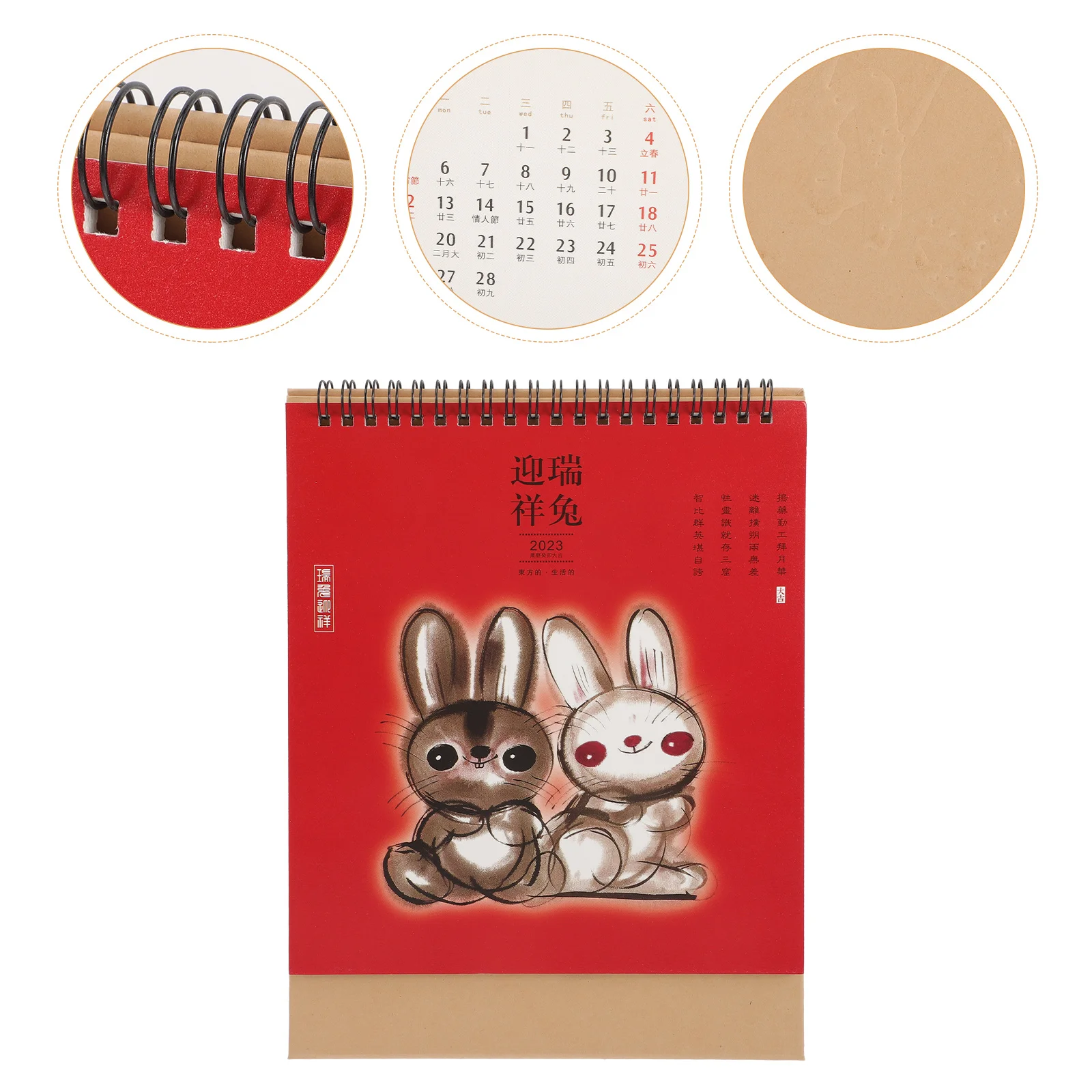 

Calendar Desk Standing Desktop Monthly Small Flipped Decorative 2023Desk Gift Decor Padcalendars Year New Wall Stand Planner