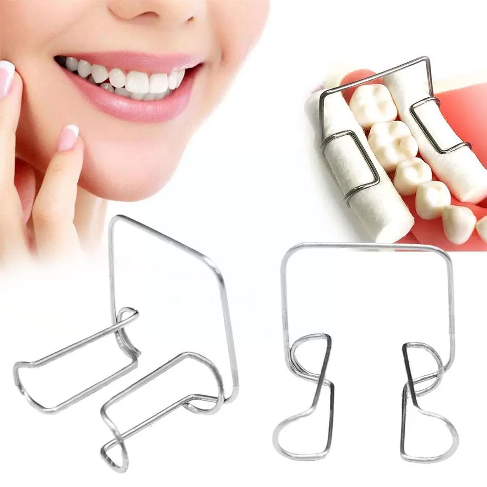 

1pcs Dental Orthodontic Clip Cotton Roll Clip Sterilizable Autoclavable Holder Roll Cotton Steel Dentist Stainless Stainles Y9X2