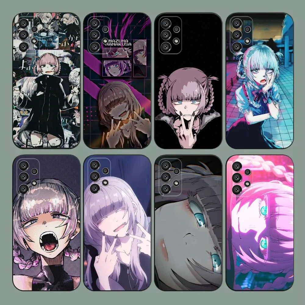 Чехол для телефона Nazuna Nanakusa Samsung Galaxy A20 A21s A22 A31 A32 A52 A53 A72 73 A80 A91 Мягкий черный чехол