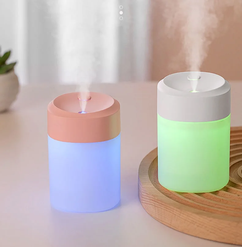 

New 200ML Air Humidifier USB For Home Offive Car Aroma Diffuser Essential Oils With Colorful Light Mini Ultrasonic Humidifier