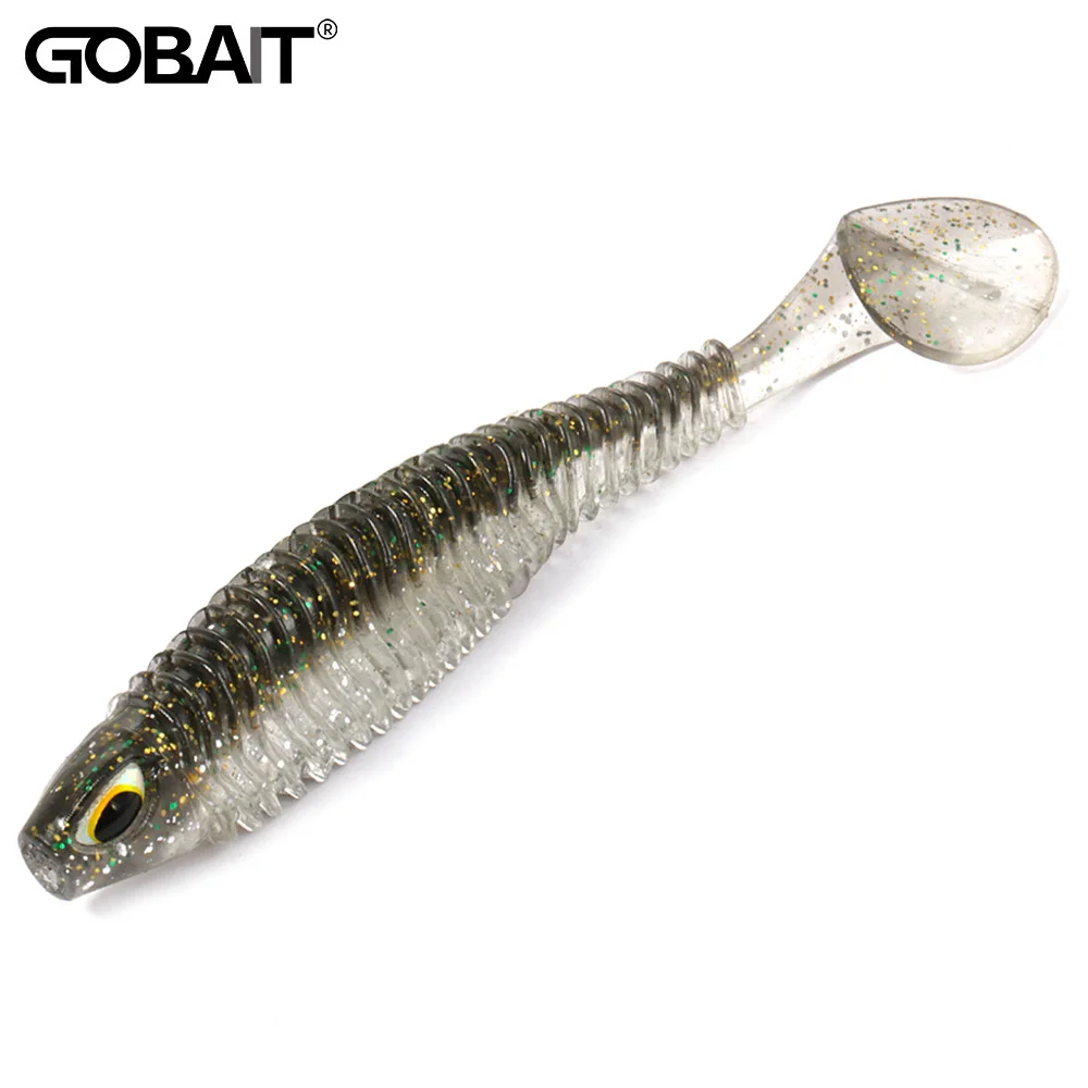 Купи 5PCS/Pack Big Soft Bait T Tail 11cm 9.5g Fishing Lure Kit Worm Hook Metal Jig Spinner Spoon Swimbaits Pesca Artificial Baits за 211 рублей в магазине AliExpress