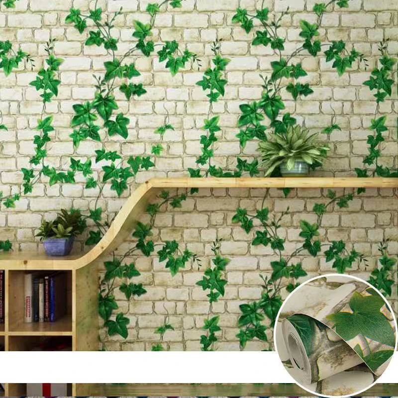 

Обои в стиле ретро с рисунком кирпичей, самоклеящиеся водонепроницаемые декоративные обои для спальни, домашний декор, настенные Стикеры, клеящиеся обои