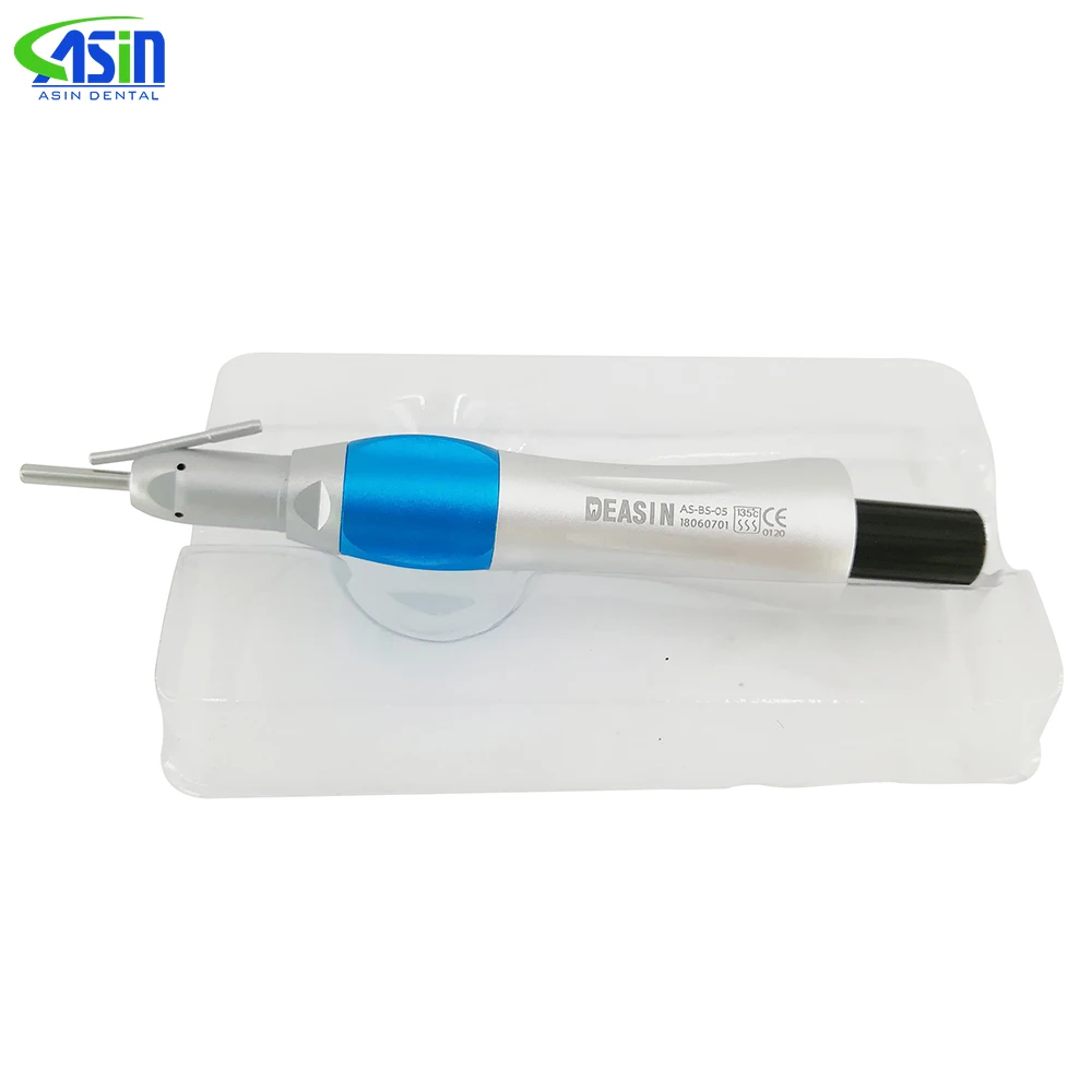 Dental Surgical Straight Handpiece 1:1 Nose Cone with External Irrigation Pipe Dentist Tools