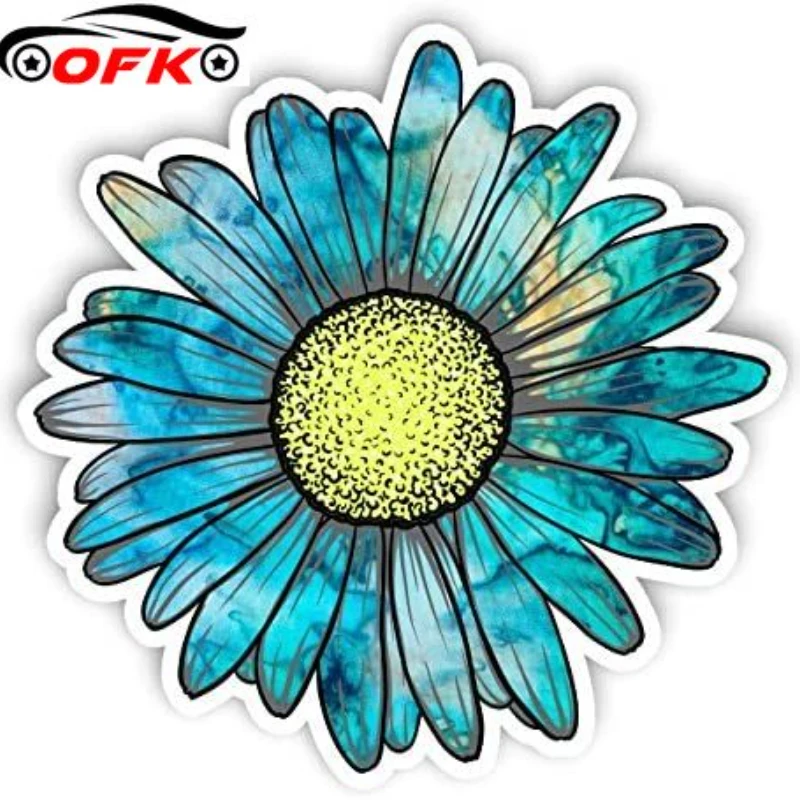 

Цветочная графика Φ для автомобиля грузовика окна ноутбука любой гладкой поверхности водонепроницаемый ПВХ. 13 см * 13 см