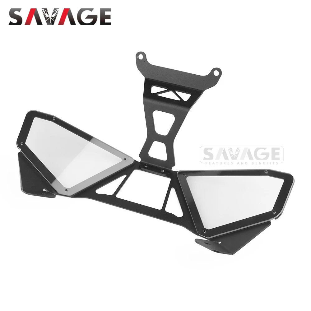 Фото Для KOVE 800X Pro/Rally мотоциклетные фары, защита, подходит для Colove KY800X Super ADV, передняя фара, защитная крышка №4