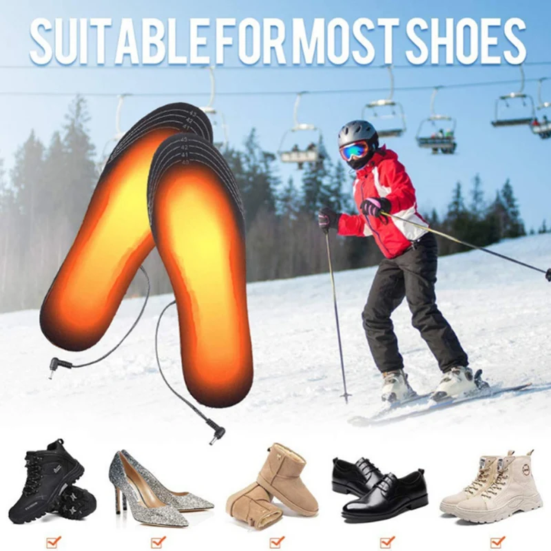 

Electrically Heating Insoles USB Heated Shoe Insoles Feet Warm Sock Pad Washable Warm Thermal Insoles Unisex Plantillas Para Los