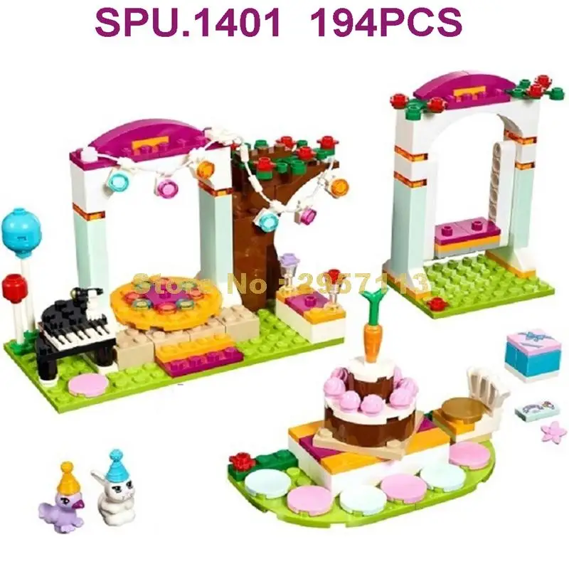 194 шт. Детский конструктор торт на день рождения | Игрушки и хобби