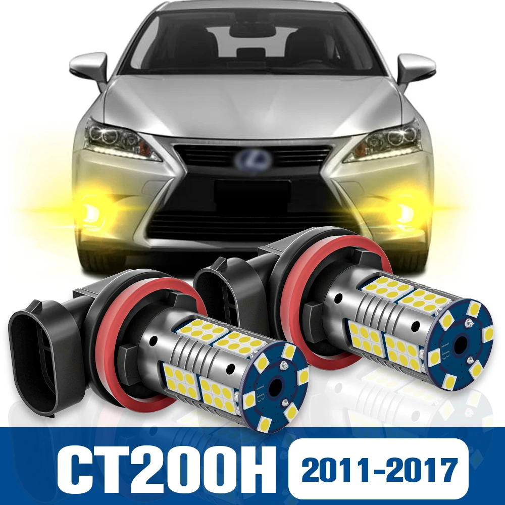 

2pcs LED Fog Light Blub Lamp Accessories Canbus For Lexus CT200H 2011 2012 2013 2014 2015 2016 2017