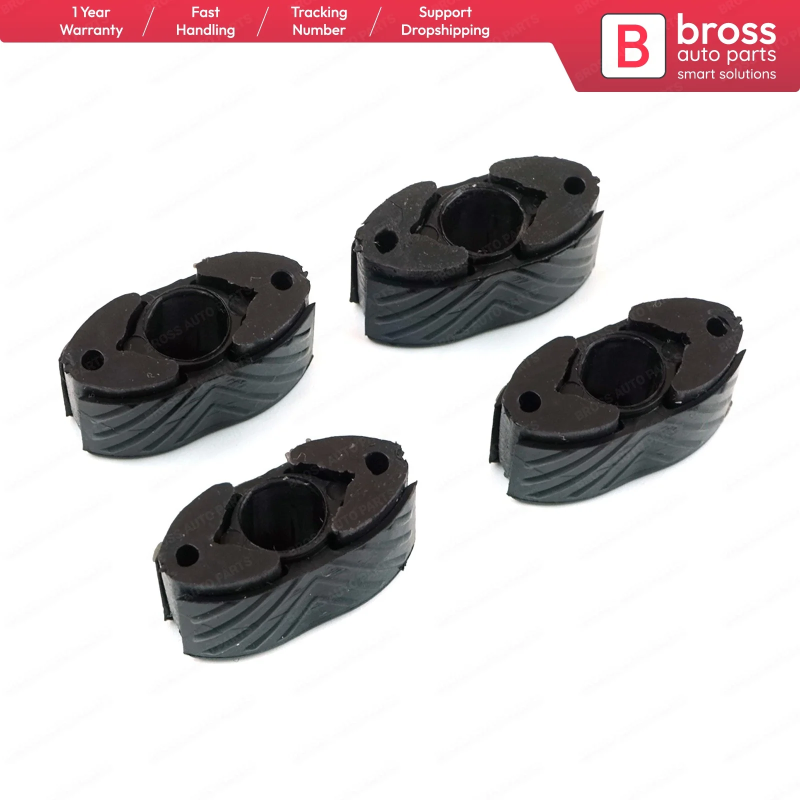 BSR11-1 4 Pieces Sunroof Sliding Shifter Holder Clips 7701209744 for Renault Megane MK2 Scenic MK2 Made in Turkey
