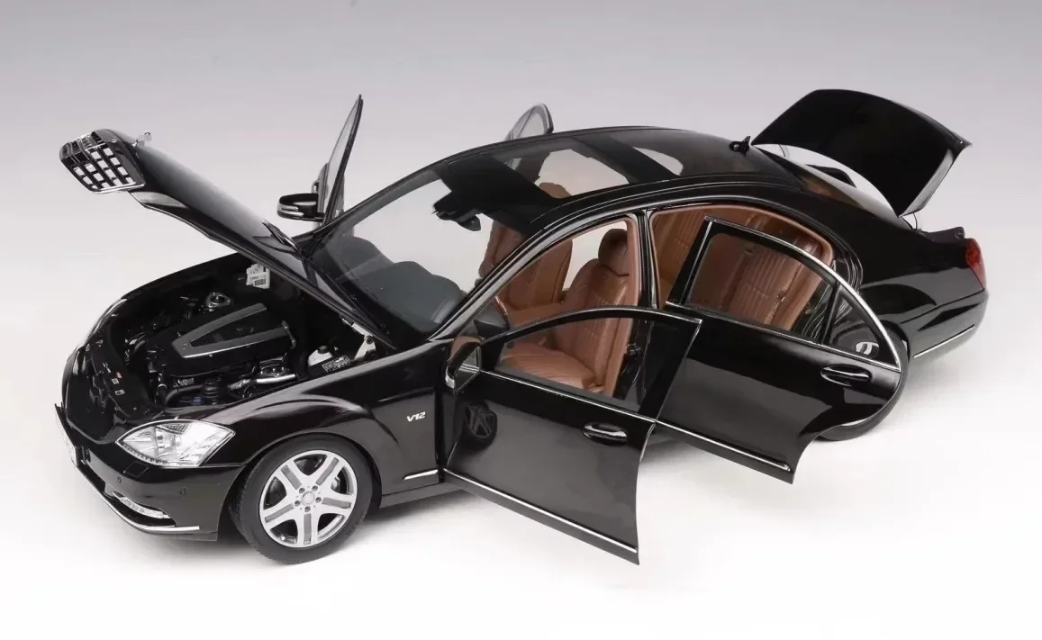 Motorhelix 1/18 для Maybach Mercedes Benz S600L W221 Limited 9000 литая под давлением модель автомобиля