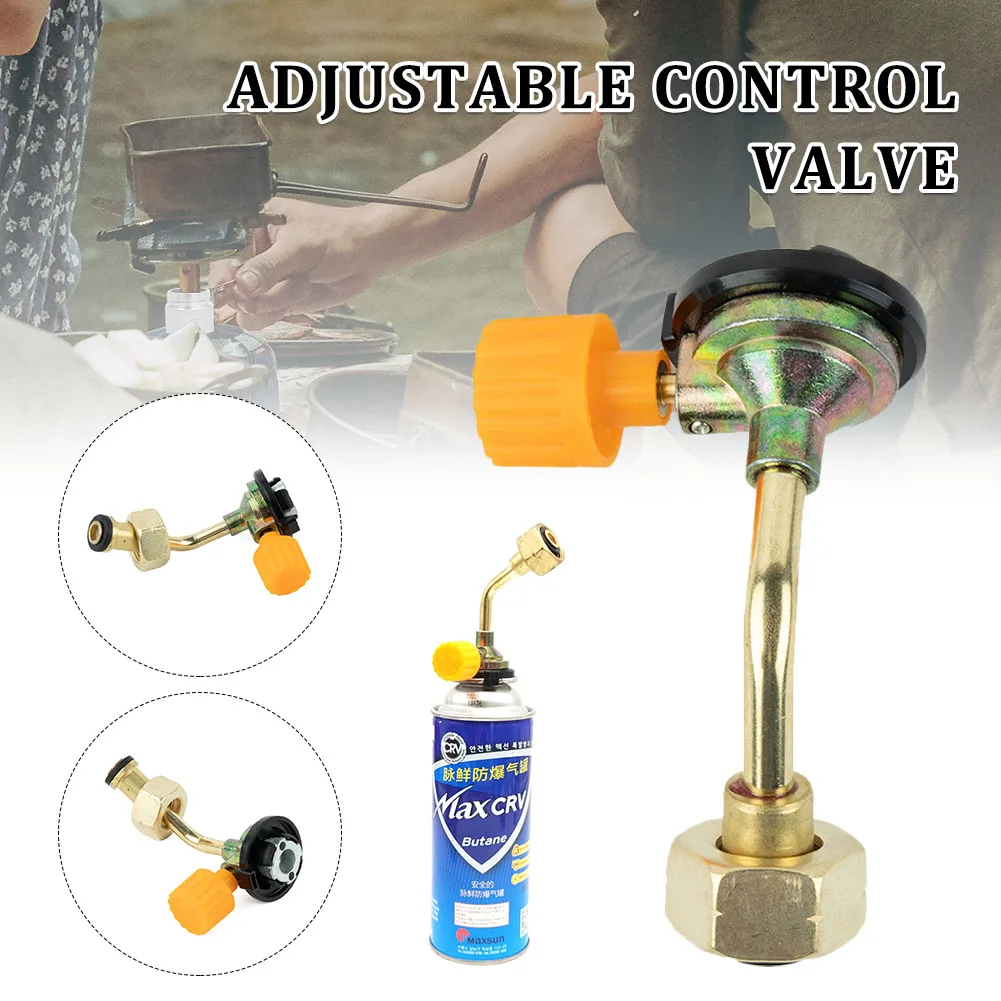 

For RU Eastern EU Gas Butane Cartridge Refill Valve Cylinder Tank Direct Connector Adapter For LPG Tank BBQ Camping Picnic