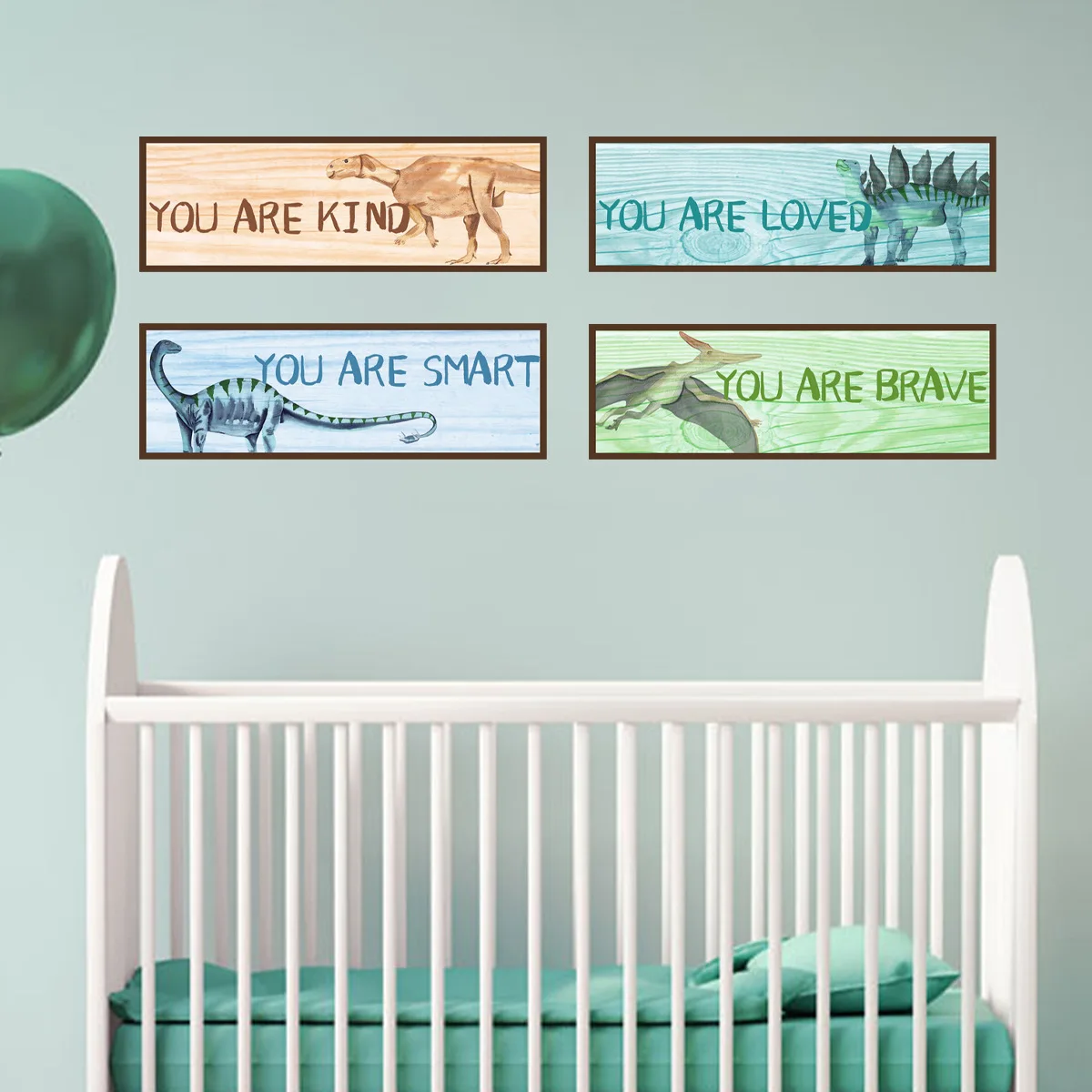 

Cartoon Dinosaur Wall Stickers Children's Room Room Decoration Wall Stickers Self-adhesive Wall Stickers