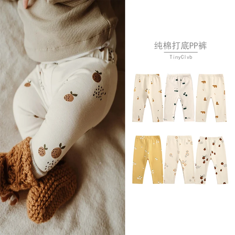

Jenny&Dave Danish style new comfortable cotton baby pants with autumn and winter bottoms, exotic female baby, spring and autumn