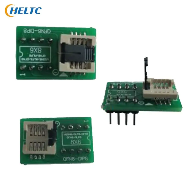 Двойная тестовая подставка QFN8 WSON8 MLF8 MLP8 QFN8 к адаптеру DIP8 6*5 мм 6*8 IC чипы разъем
