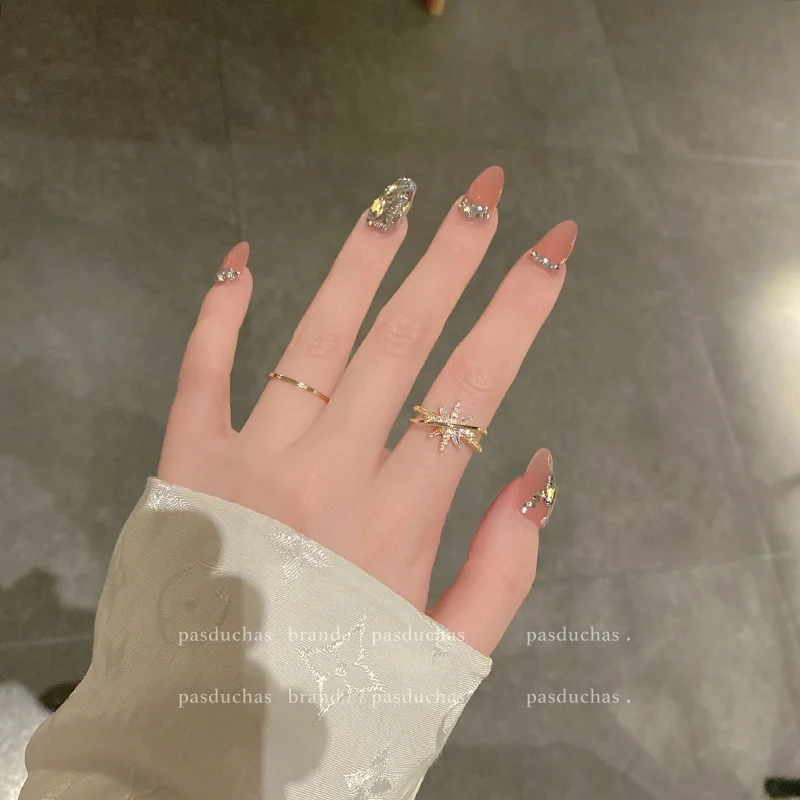 Регулируемое кольцо Six Awn Star ~ ins не выцветает нестандартный дизайн для женщин