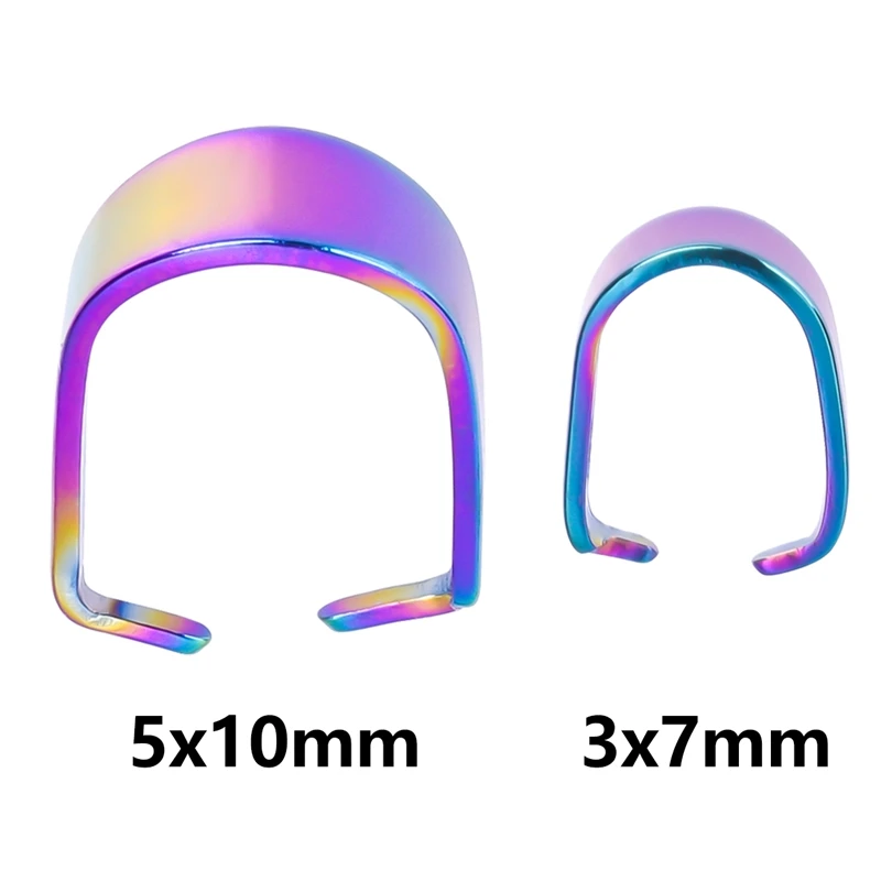 20pcs/Lot 7x3mm 10x5mm Clip Clasp Melon Seeds Buckle Pendant Connector Stainless Steel DIY Jewelry Making Findings Component