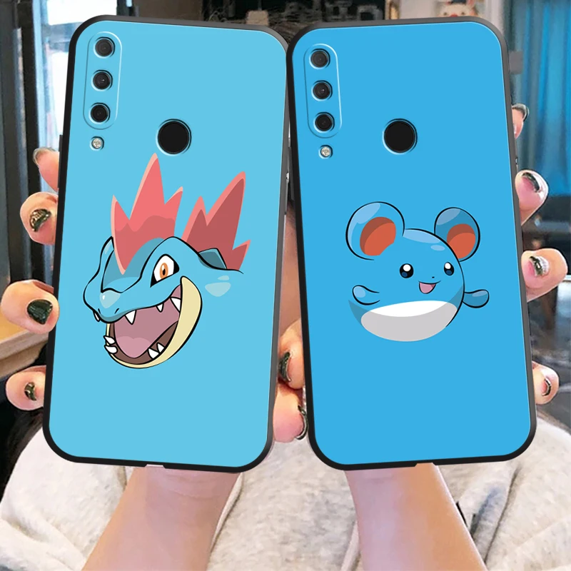 

Pokémon Bandai Anime Phone Case For HUAWEI P20 P30 P40 Lite Pro Plus P20 Lite 2019 P Smart 2020 2019 Z Original Coque Luxury
