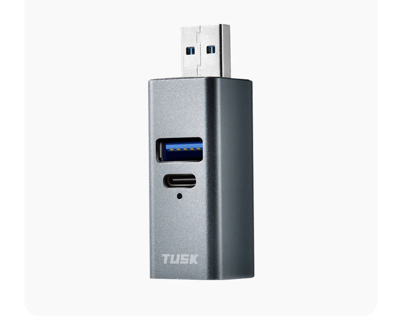 

For Tesla Model 3 Y 2021 2022 Docking Station 4-in-1 Co-pilot USB Spiliter Upgrade Data Transfer Adapter Glove Box USB Hub Ports