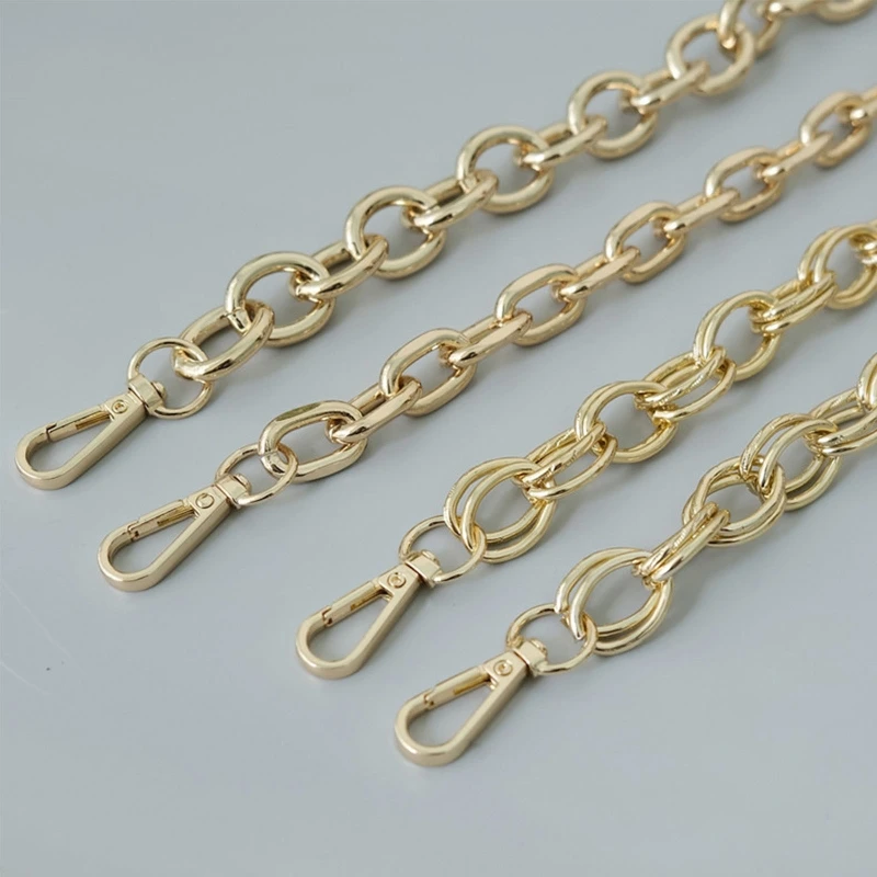 

DIY Chain Strap Handbag Chains Accessories Purse Shoulder Crossbody Replacement Straps with Metal Buckles