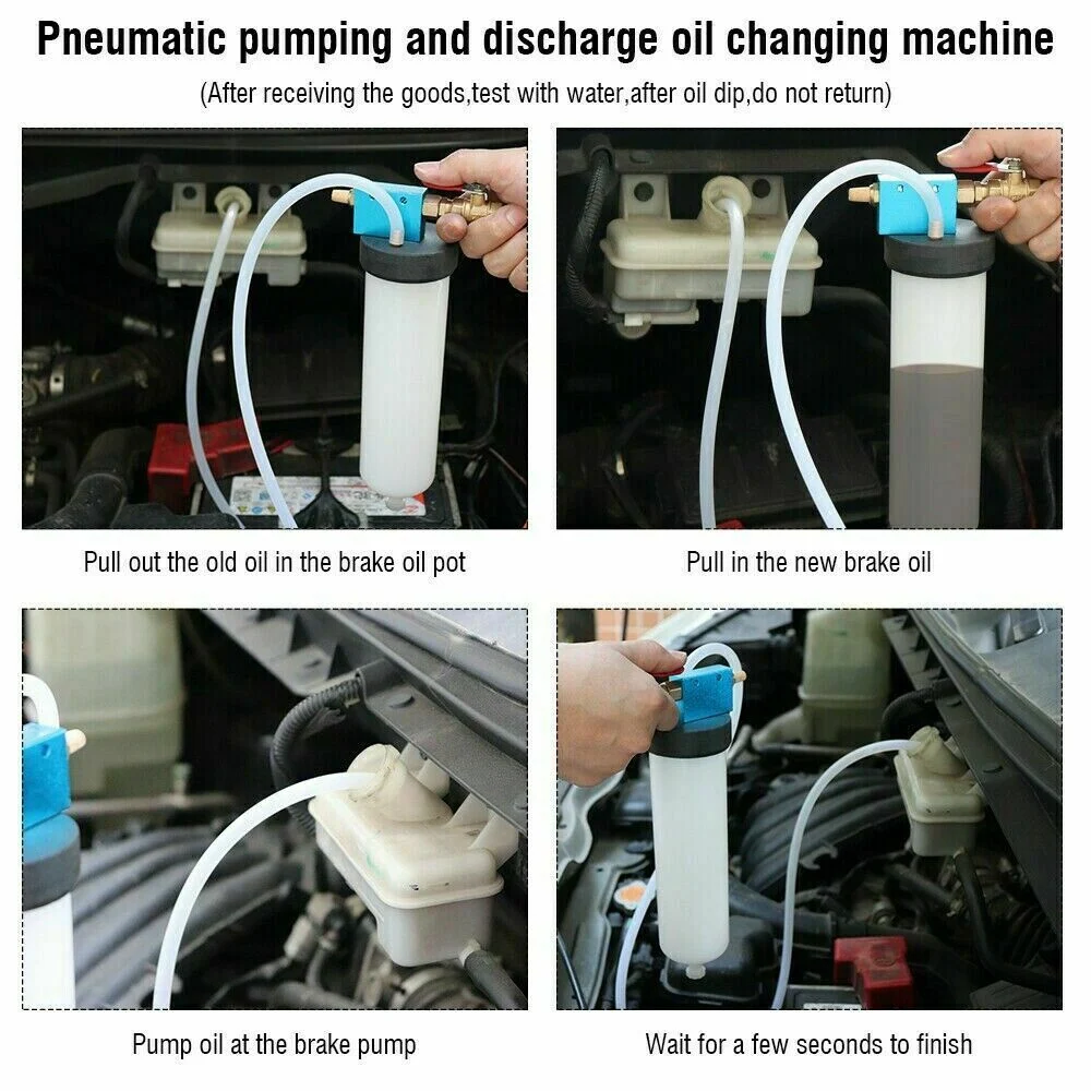 Инструмент для замены масла тормозной жидкости автомобиля гидравлический