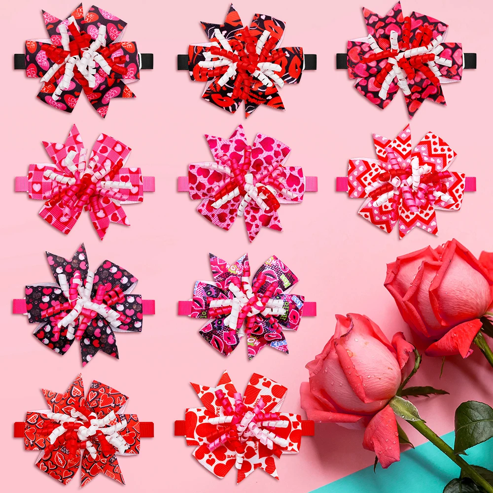 

10 шт., галстуки-бабочки для домашних животных