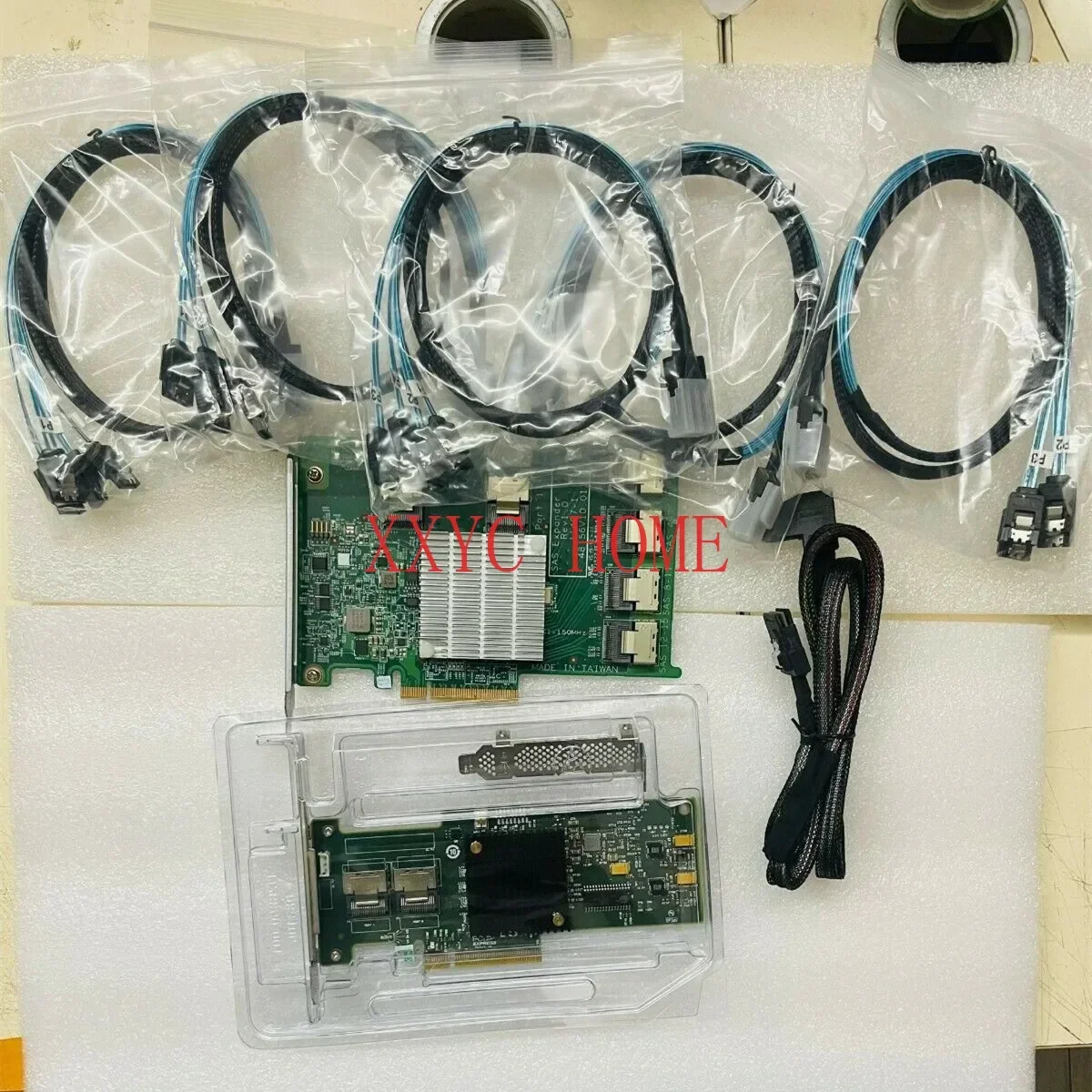 LSI 9211-8i 6 Гбит/с HBA IT Mode + 03X3834 20 порт 20P 5 * SFF8087 SATA кабель