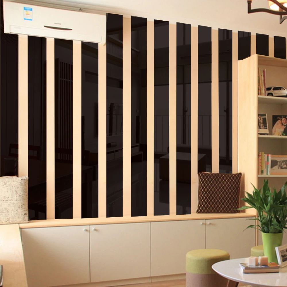 

DIY Ceiling Edge Mirror Strip 3M Self-adhesive Acrylic Art Wall Tile Stickers Decor 3D Wall Stickers Decoration TV Background