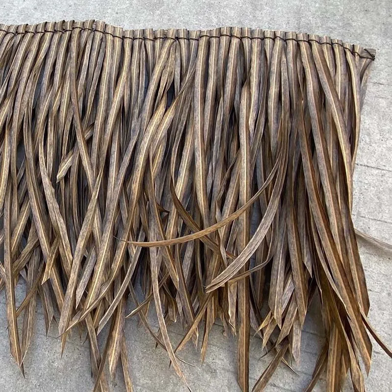 Пластиковая соломенная имитация домашней крыши из соломенного материала для