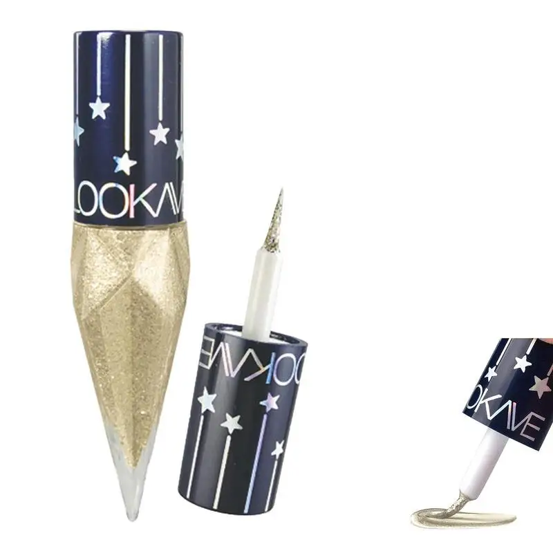 

Eyeliner Liquid Liner Shiny Glitter Eyeliner Liquid Glitter Liquid Eyeshadow Waterproof Shimmer Sparkling Eyeliner For Valentine