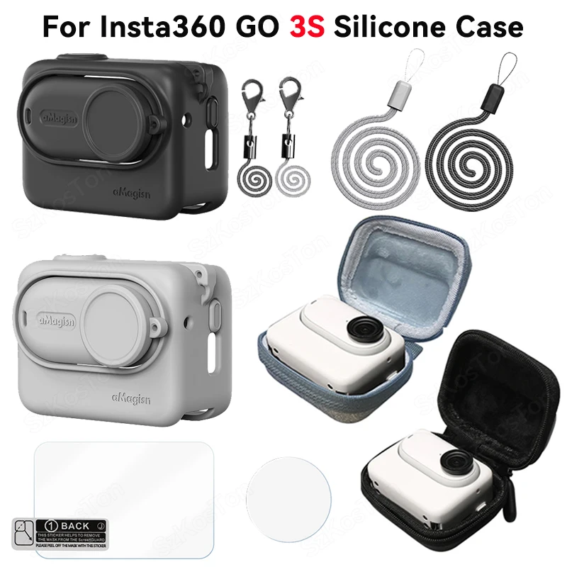 Силиконовый защитный чехол для Insta 360 GO 3S