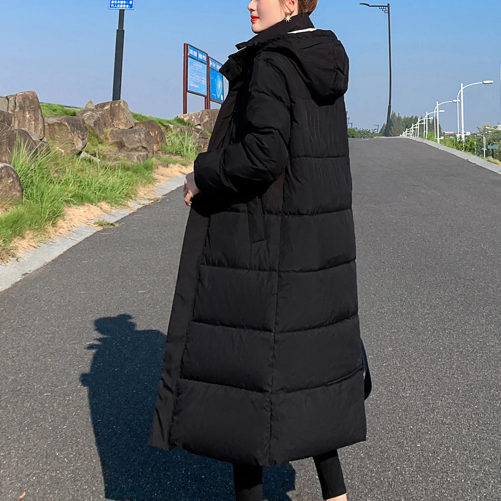 New Causal Fashion 2022 Women Winter Jacket Warm Parkas Female Coat Cotton Padded Parka Jacket Hooded Outwear Women Clothing