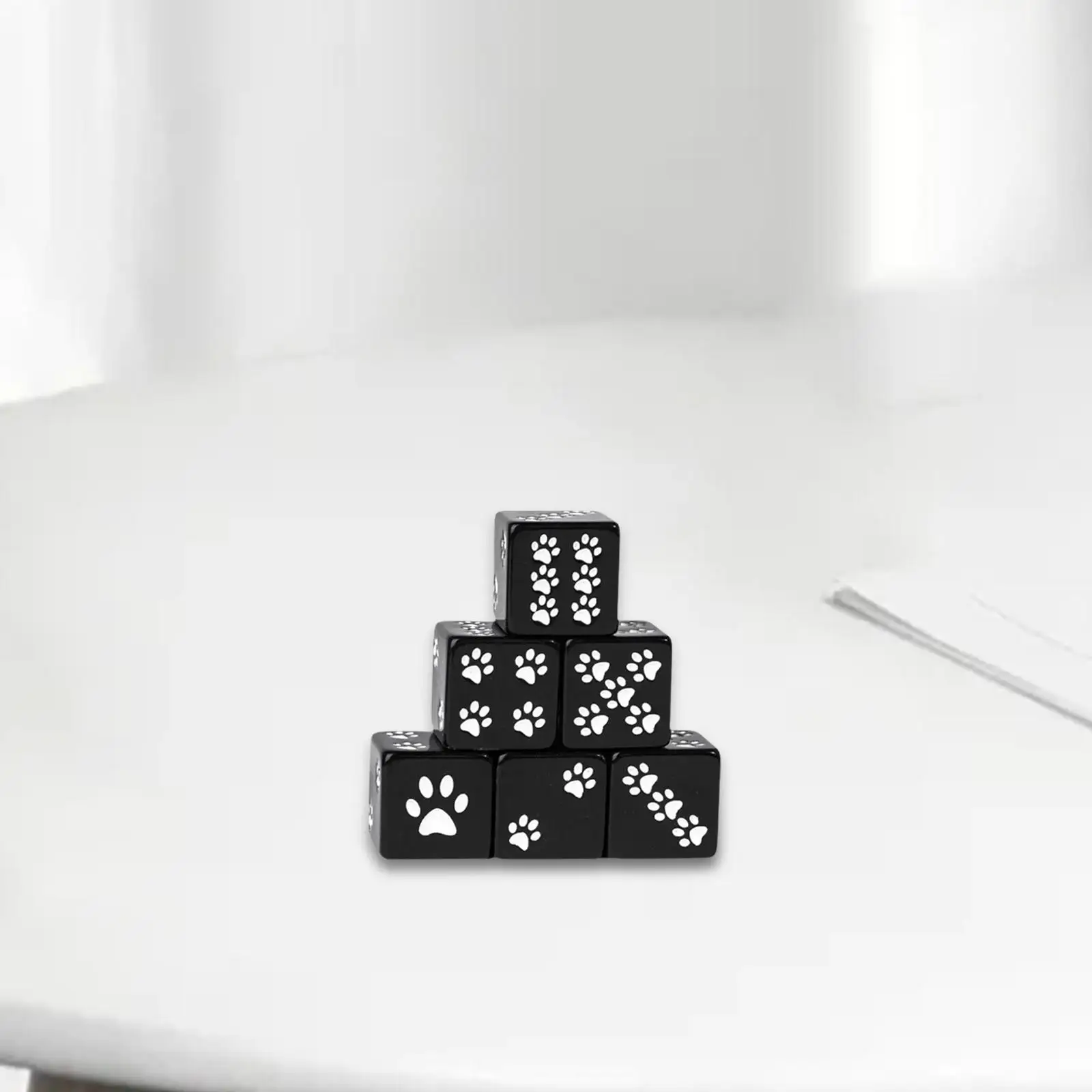 6 шт. шестисторонние кубики семейная настольная игра развлекательные