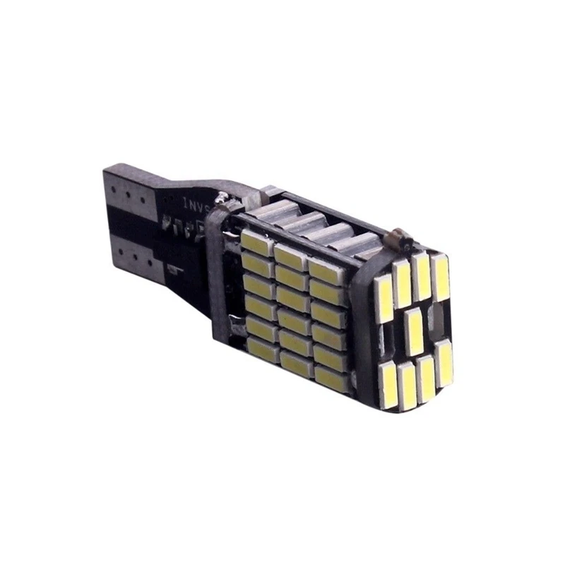 6 шт. автомобильные лампы для фонарей: 2 T15 W16W 45 SMD 4014 фонари фонарей белые и 4 T10 168 W5W