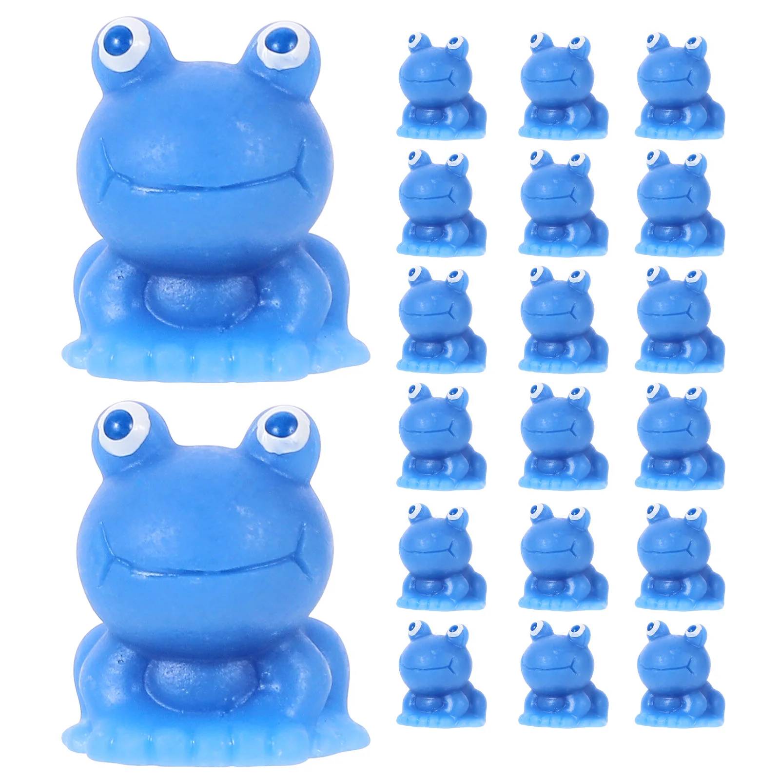 20 шт. фигурка лягушки маленький орнамент садовые уличный декор мини-скульптура