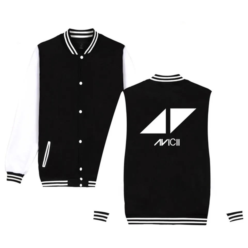 

DJ Avicii Baseball Jacket Women Rip Avicii TRUE Print Jackets Sweatshirt Streetwear Boys Girls Loose College Coats