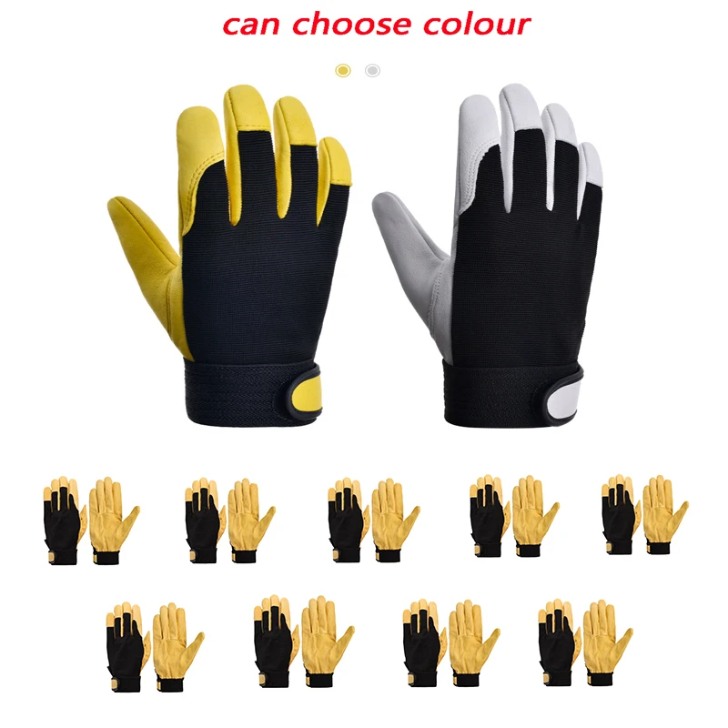 

1 Pair 3 Pairs 5 Pairs 10 Pairs Industrial Safety Wear-Resistant Maintenance Mechanic Work Gloves