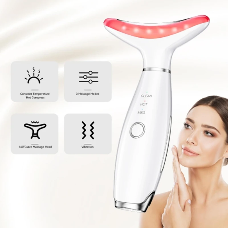 Массажер для лица и шеи с 3 цветными бриллиантами