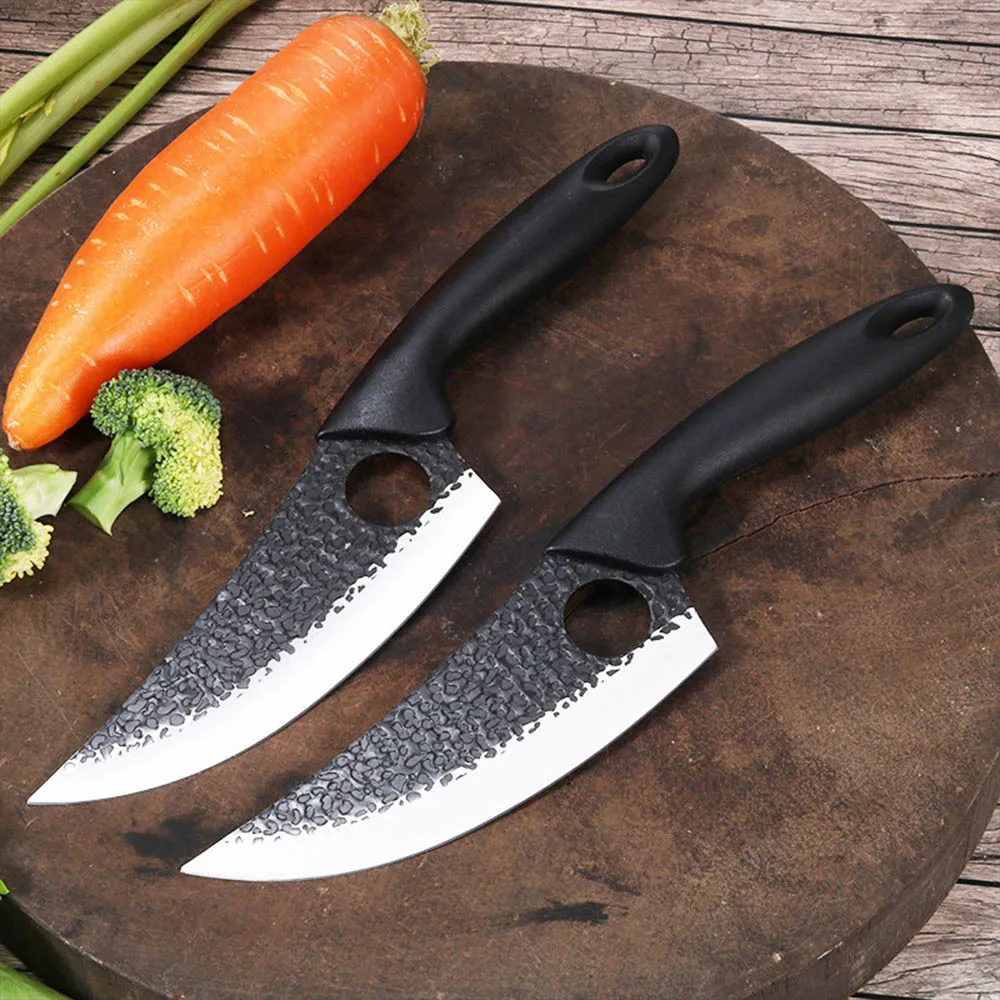 Forged Kitchen Chef Knife Full Tang Handle Handmade Steel Boning Knives Slicing Cutter Santoku Cleaver Butcher |